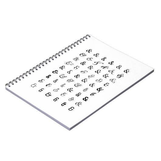 Ampersandtekens Notitieboek (Linkerzijde)