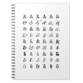 Ampersandtekens Notitieboek (Voorkant)