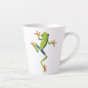 Amphibiaanse boomkikker latte mok