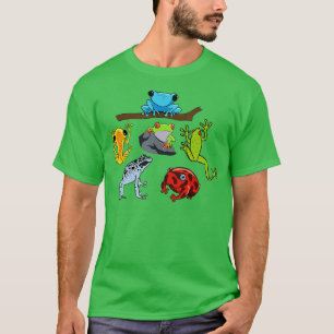 Amphibiaanse Collectie Kikker van regenwouddieren T-shirt