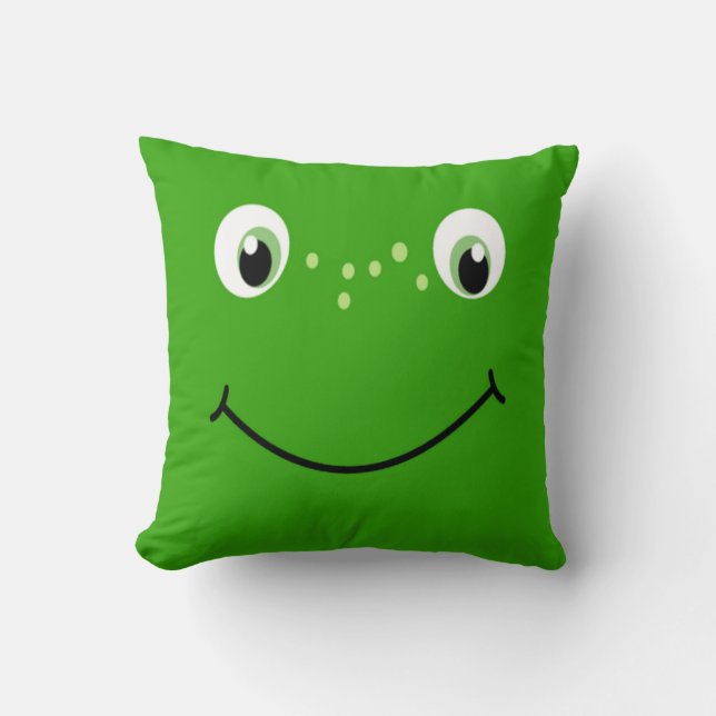 Amphibian Pillow van gepersonaliseerd Kind Kussen (Voorkant)
