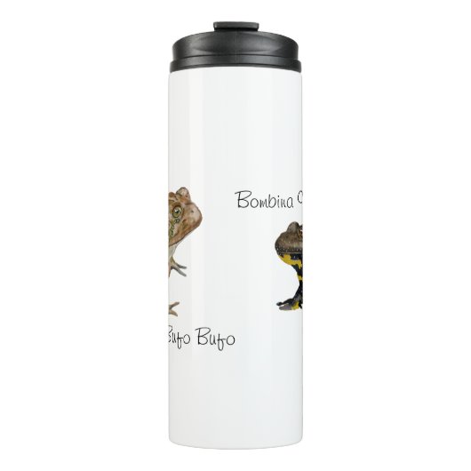 Amphibians, Reptiles & Insects Watercolor Thermosbeker (Voorkant)