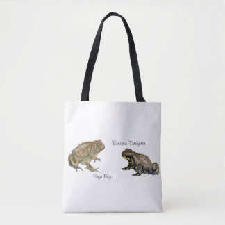 Amphibians, Reptiles & Insects Watercolor Tote Bag