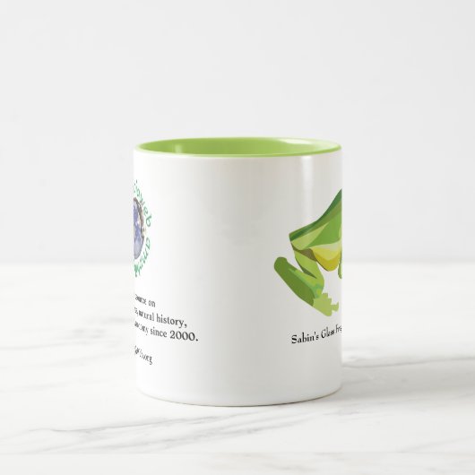 AmphibiaWeb Centrolene-Mok Tweekleurige Koffiemok (Center)