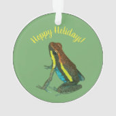 AmphibiaWeb - Hoppy Feestdagen Ornament (achterkant)