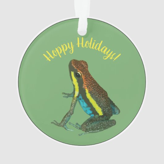 AmphibiaWeb - Hoppy Feestdagen Ornament (achterkant)