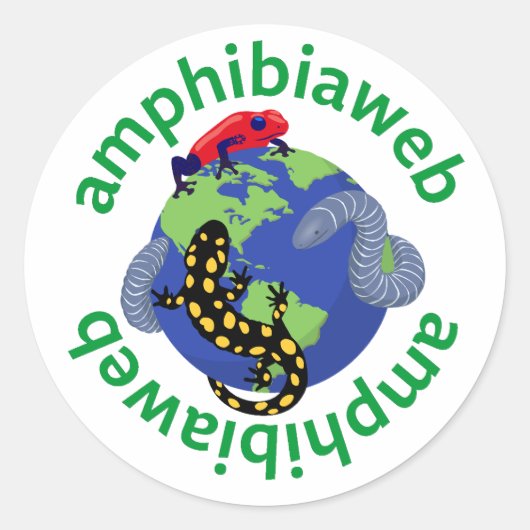 Amphibiaweb logo sticker (Voorkant)