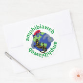 Amphibiaweb logo sticker (Envelop)