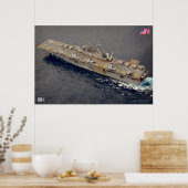 AMPHIBIOUS ASSAULT SHIP - LHD-1 POSTER (Keuken)