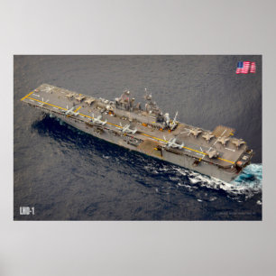 AMPHIBIOUS ASSAULT SHIP - LHD-1 POSTER