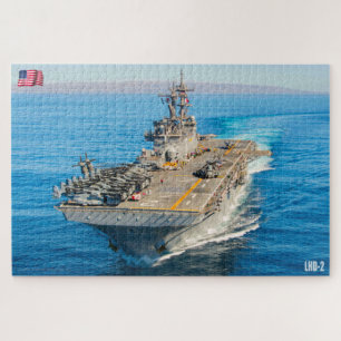 AMPHIBIOUS ASSAULT SHIP - LHD 2 (20x30 INCH) Legpuzzel