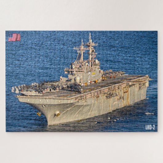 AMPHIBIOUS ASSAULT SHIP - LHD 2 (20x30 INCH) Legpuzzel (Horizontaal)