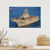 AMPHIBIOUS ASSAULT SHIP - LHD-2 POSTER (Keuken)