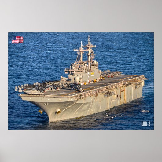 AMPHIBIOUS ASSAULT SHIP - LHD-2 POSTER (Voorkant)
