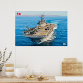 AMPHIBIOUS ASSAULT SHIP - LHD-2 POSTER (Keuken)