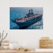 AMPHIBIOUS ASSAULT SHIP - LHD-6 POSTER (Keuken)