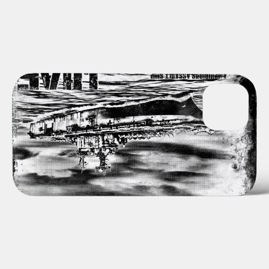 Amphibious assault ship Peleliu Casemate case (Achterkant (horizontaal))