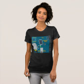 amphisbaena twee platform dtn knoopvector t-shirt (Voorkant volledig)