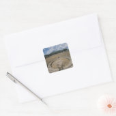 Amphitheater, met c.80 BC Vierkante Sticker (Envelop)