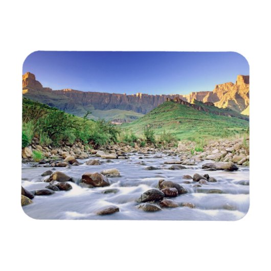 Amphitheatre And Tugela River In Drakensberg Magneet (Horizontaal)