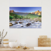 Amphitheatre And Tugela River In Drakensberg Poster (Keuken)
