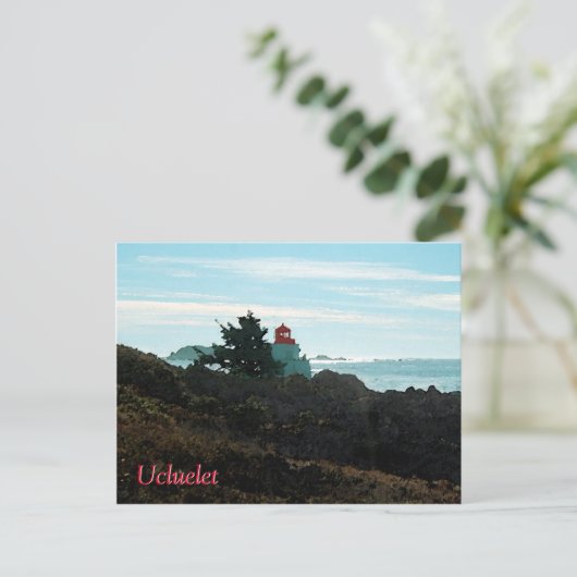 Amphitrate Lighthouse briefkaart - Ucluelet (Staand voorkant)