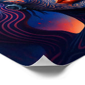 Amphitriet - Duizeligheid van watermuur - Kunst af Poster (Hoek)