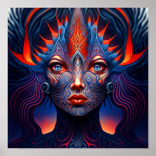 Amphitriet - Duizeligheid van watermuur - Kunst af Poster (Voorkant)