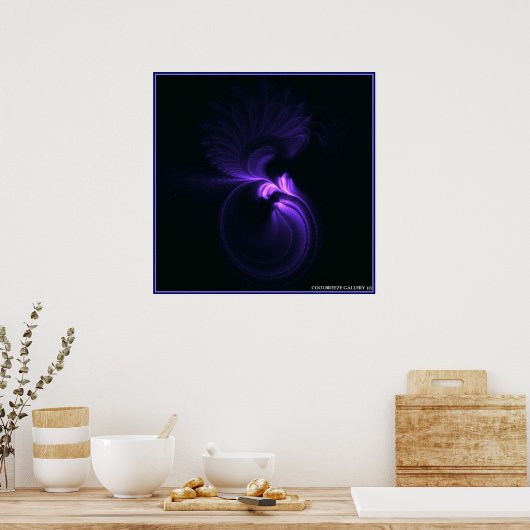 AMPHITRITE EN DOLFIN POSTER (Keuken)