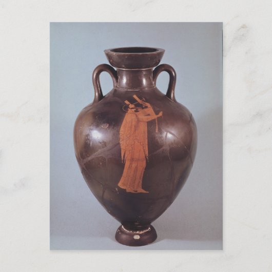 Amphora van het rode cijfer briefkaart (Voorkant)