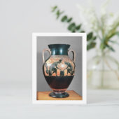 Amphora van zwarte figuren met Ajax en Achilles, Briefkaart (Staand voorkant)