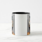 Amphora van zwarte figuren met Ajax en Achilles, Mok (Midden)