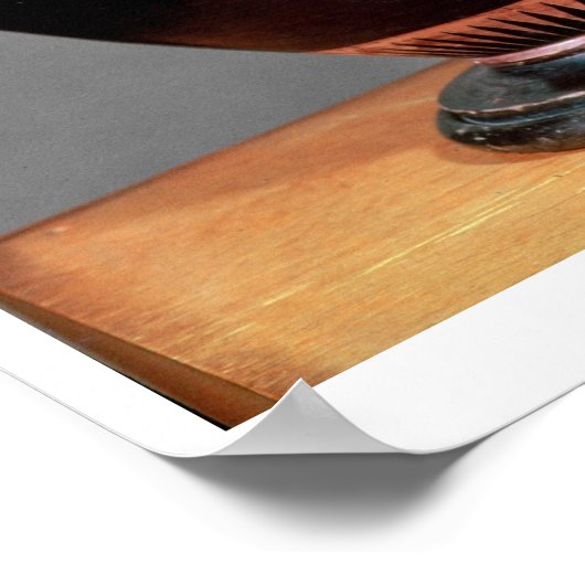 Amphora van zwarte figuren met Ajax en Achilles, Poster (Hoek)