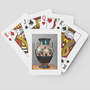 Amphora van zwarte figuren met Ajax en Achilles, Speelkaarten