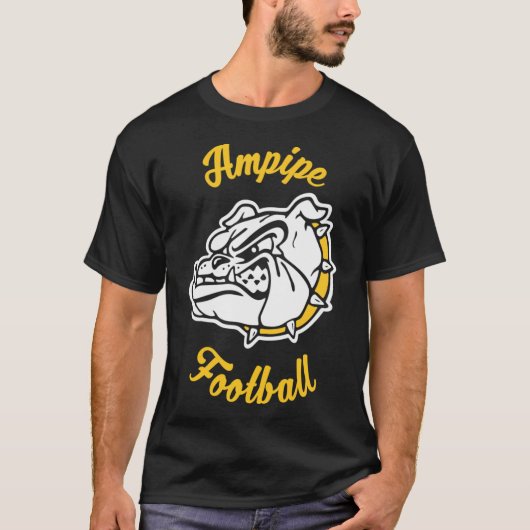 Ampipe High School Bulldogs Mascot T-shirt (Voorkant)