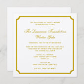 Amplechtige feestdag met bruin lijst kaart (Voorkant / Achterkant)