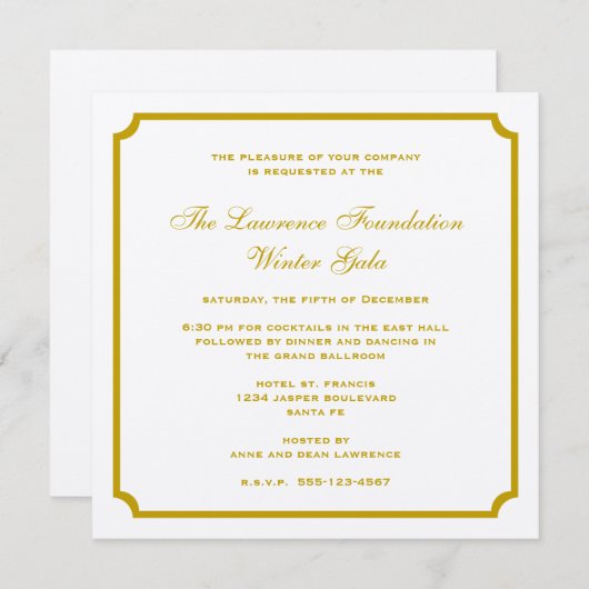 Amplechtige feestdag met bruin lijst kaart (Voorkant / Achterkant)