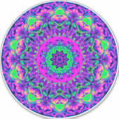 Amplificatie Mandala Sticker (Voorkant)