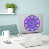 Amplificatie Mandala Sticker (Laptop op bureau)
