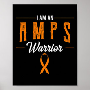 AMPS Warrior Amplified Pain Syndrome Awareness SUP Poster