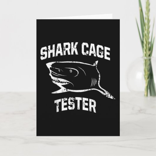 Ampu Humor Shark Leg Arm Funny Recovery Gifts Kaart (Voorkant)