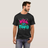 Ampu Humor succesvol poot bocht Funny Recovery Gif T-shirt (Voorkant volledig)