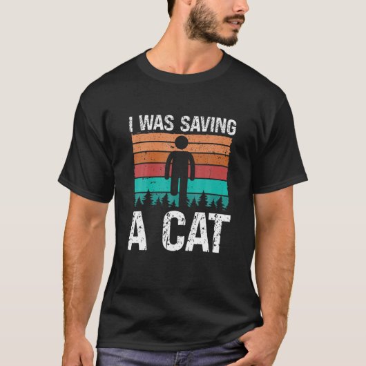 Amputated Bot Survivor dat ik een kat Funny Le red T-shirt (Voorkant)