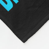 Amputatie Rolstoel Prothetische Been Humor Graphic Fleece Deken (Hoek)