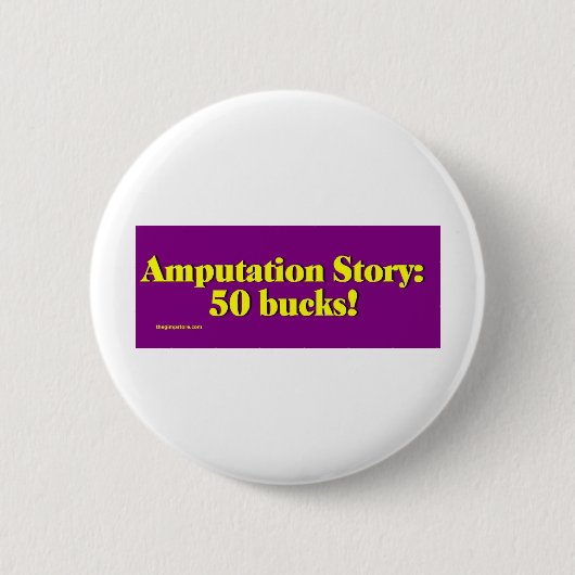 amputatie_verhaal ronde button 5,7 cm (Voorkant)