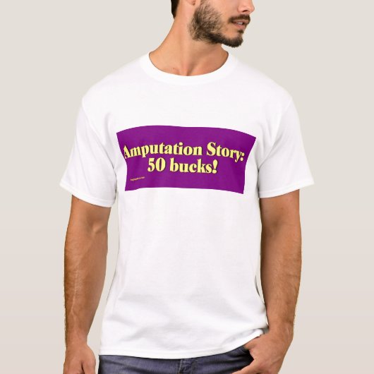 amputatie_verhaal t-shirt (Voorkant)