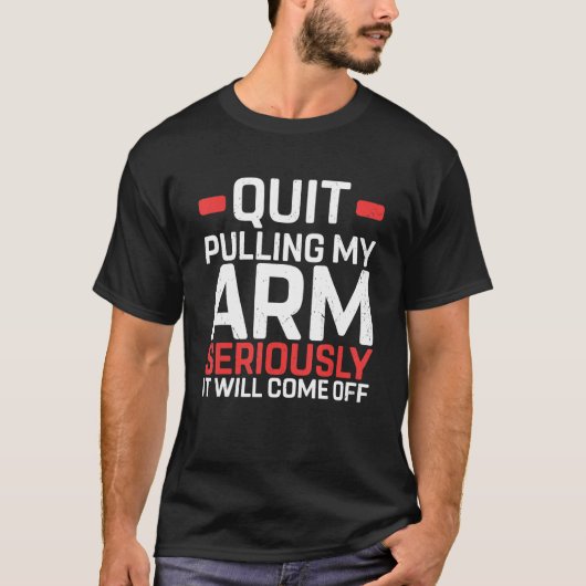 Amputation Surgery Recovery Humor Handicap Leg Arm T-shirt (Voorkant)