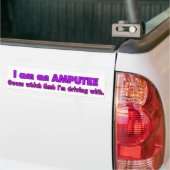 Ampute driver bumpersticker (Op Truck)