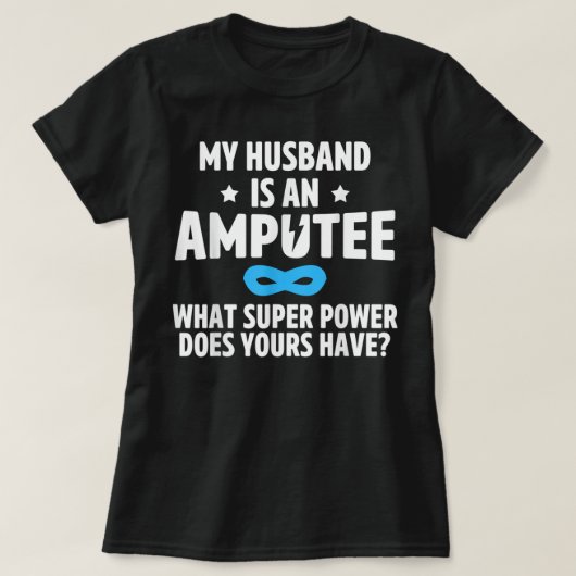 Ampute Humor Husband been Arm Funny Recovery Gifts T-shirt (Design voorkant)