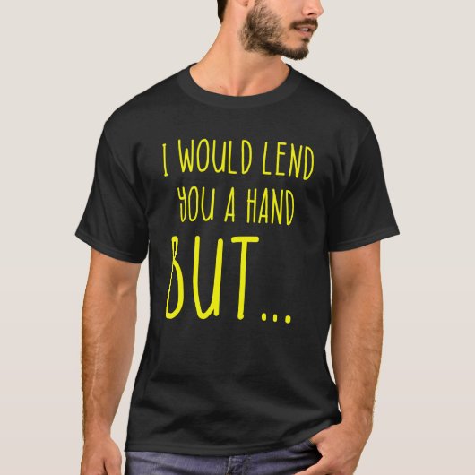 Ampute Humor Lend Hand Band Herstel van arm 2 T-shirt (Voorkant)